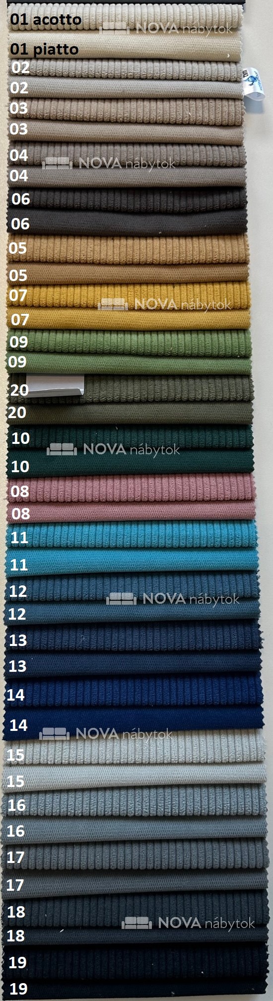 Acotto Piatto (1) potahova latka NOVA nabytok